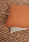 Sao Paulo Caramel Linen Cushion Cover