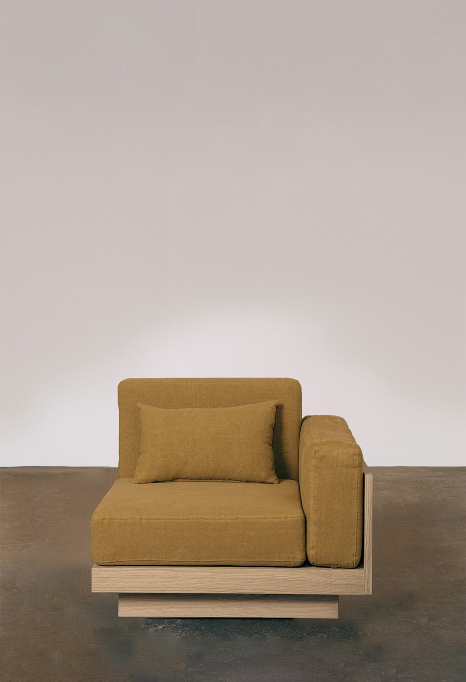 ARMREST MODULE XL  NATURAL OAK FINISH