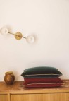Antigua Purple Velvet Cushion Cover