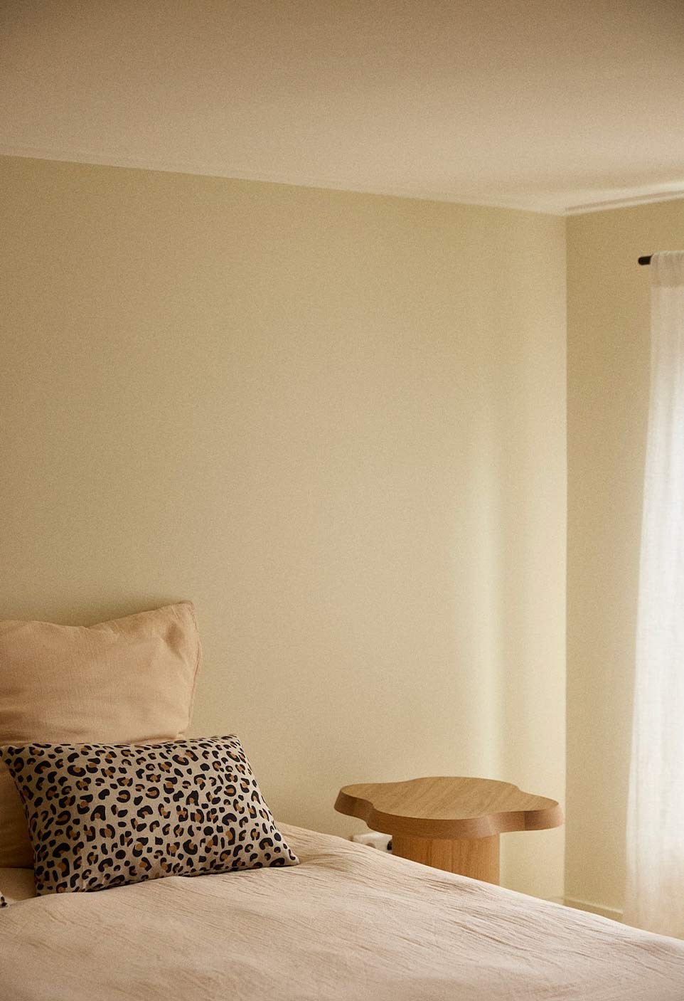 Cushion Cover Leopard Linen 50x50 cm