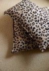 HOUSSE DE COUSSIN  LÉOPARD 30X50 CM  AVEC GARNISSAGE_MARKETPLACE