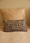 HOUSSE DE COUSSIN  LÉOPARD 30X50 CM  AVEC GARNISSAGE_MARKETPLACE
