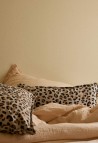 HOUSSE DE COUSSIN  LÉOPARD 30X50 CM  AVEC GARNISSAGE_MARKETPLACE