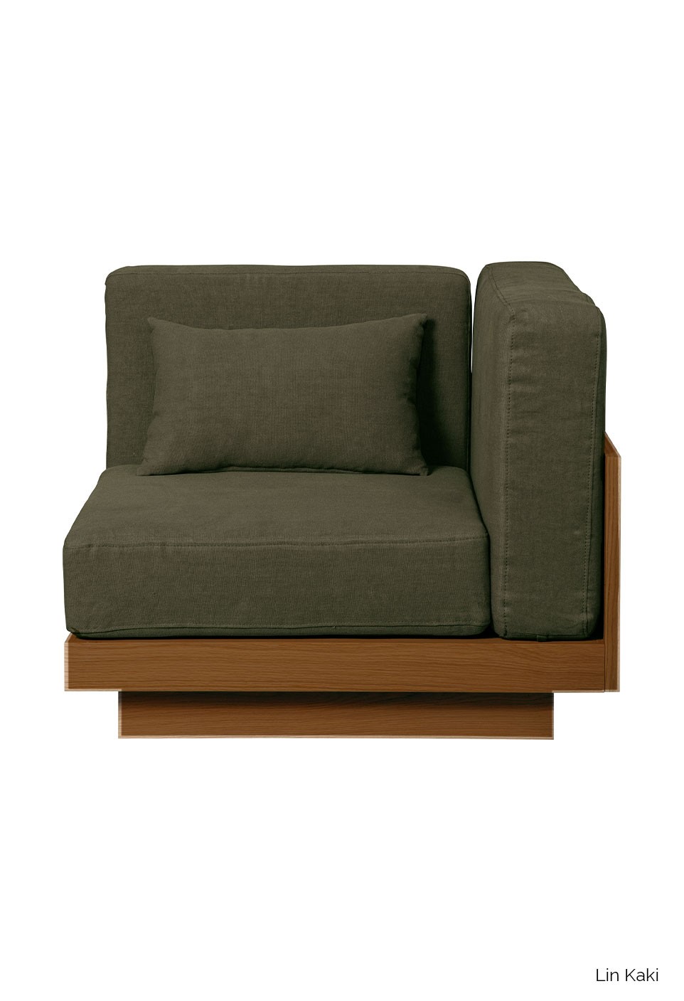 FAUTEUIL D'ANGLE  FINITION TECK