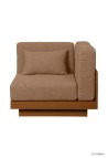 FAUTEUIL D'ANGLE  FINITION TECK