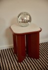 LAZARE POUF  BURGUNDY LACQUERED WOOD_MARKETPLACE