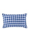 Cushion Cover 30x50cm Vichy XL Bleu