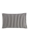 Cushion Cover Taormina Black Stripes in Cotton