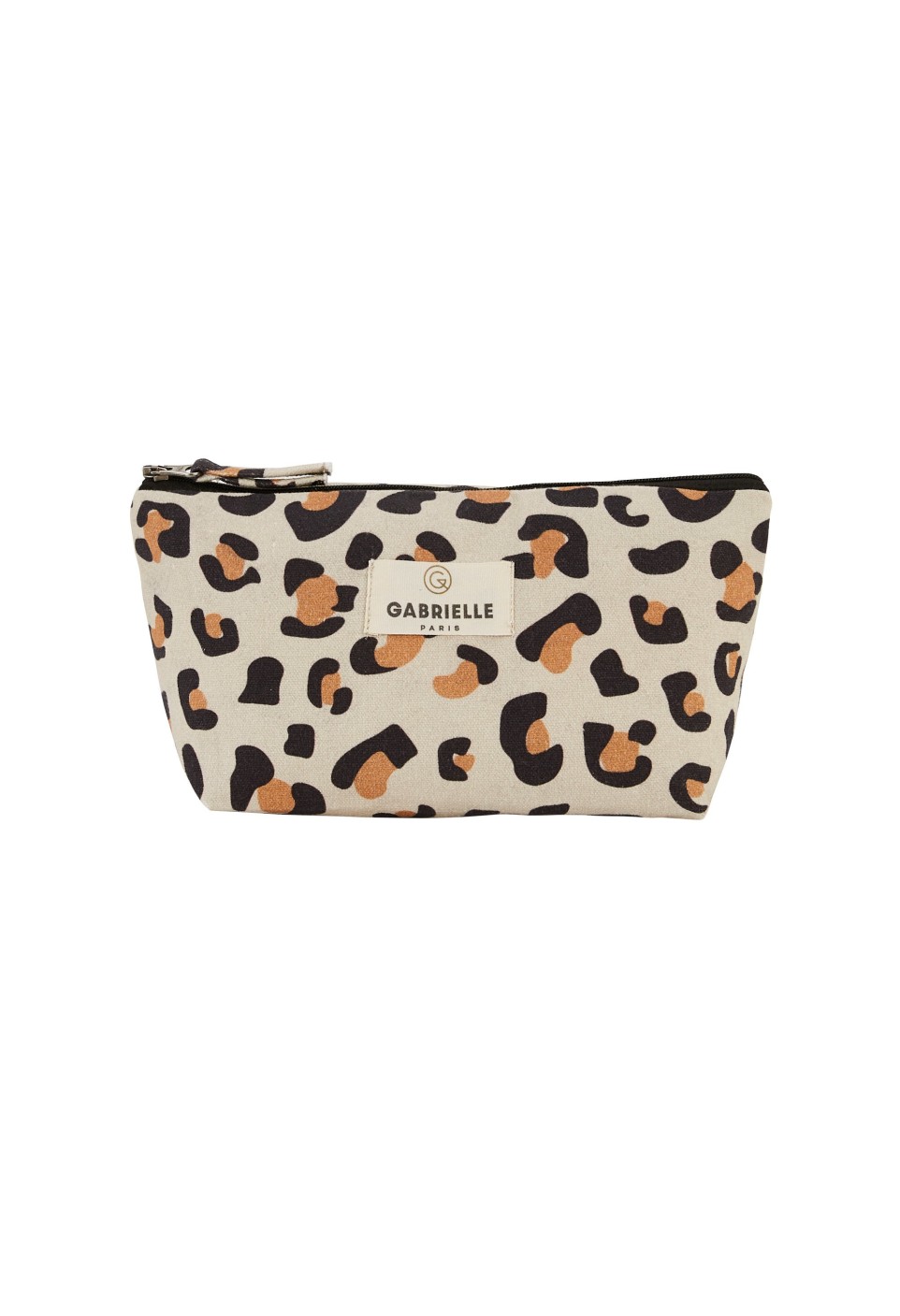 Leopard Cotton Beauty Pouch