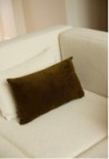 HOUSSE DE COUSSIN ARGENTINE  VELOURS CÔTELÉ OLIVE_MARKETPLACE