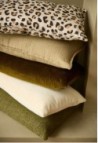 CUSHION ARGENTINE  VELVET CRÈME