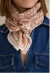 Foulard Portofino Rose en Coton