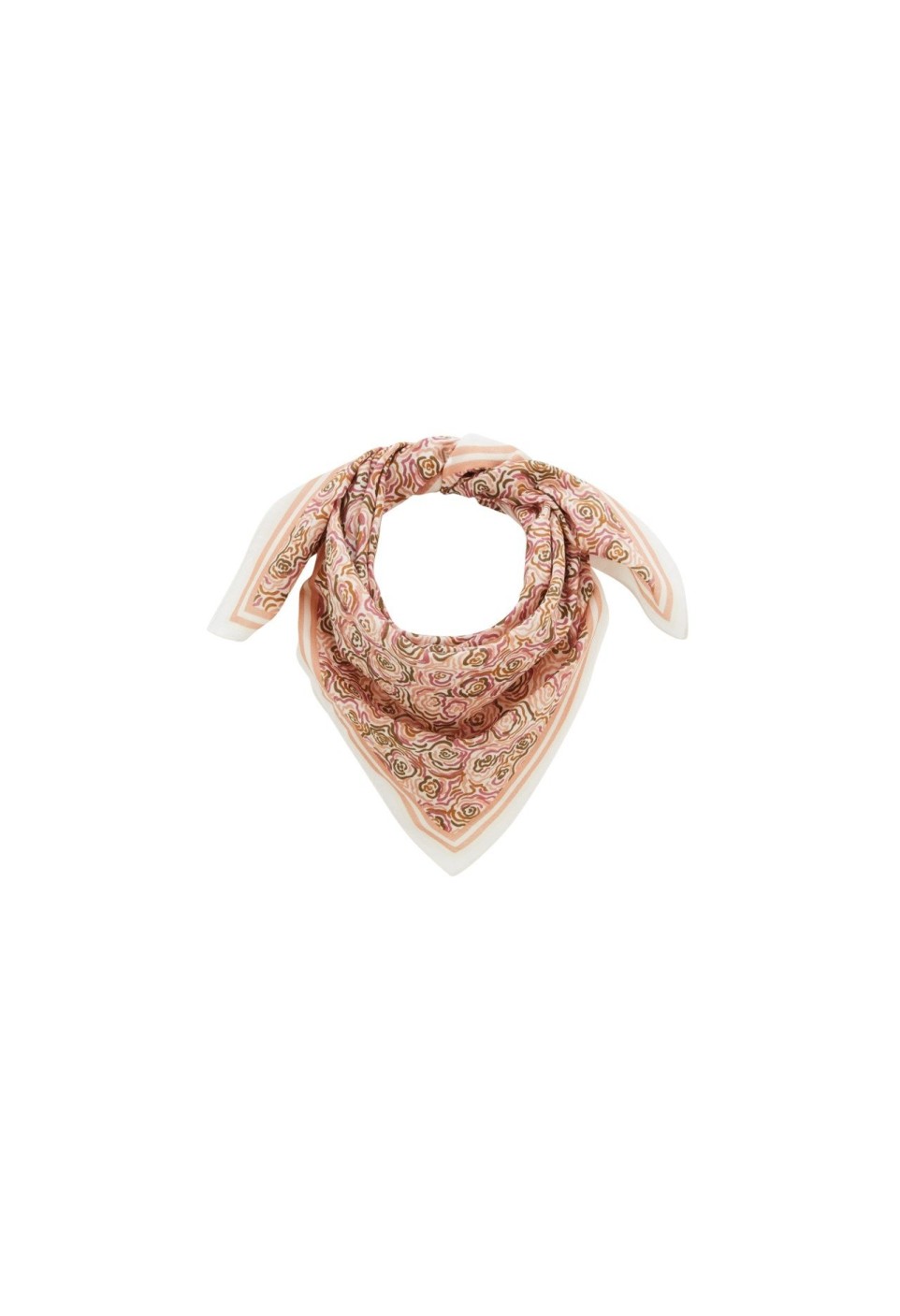 Foulard Portofino Rose en Coton