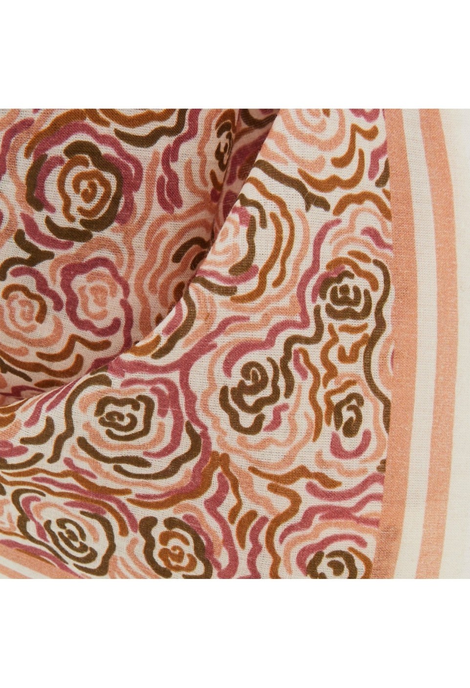 Portofino Pink Cotton Scarf
