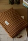 Clay Vichy Cotton Computer Pouch