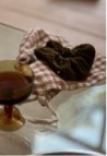 SCRUNCHIE  VELVET OLIVE_MARKETPLACE