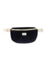 BANANE  EN VELOURS BLEU MARINE_MARKETPLACE