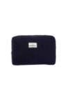 Navy Blue Velvet Toiletry Bag