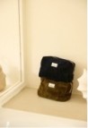 TOILET BAG  VELVET OLIVE_MARKETPLACE
