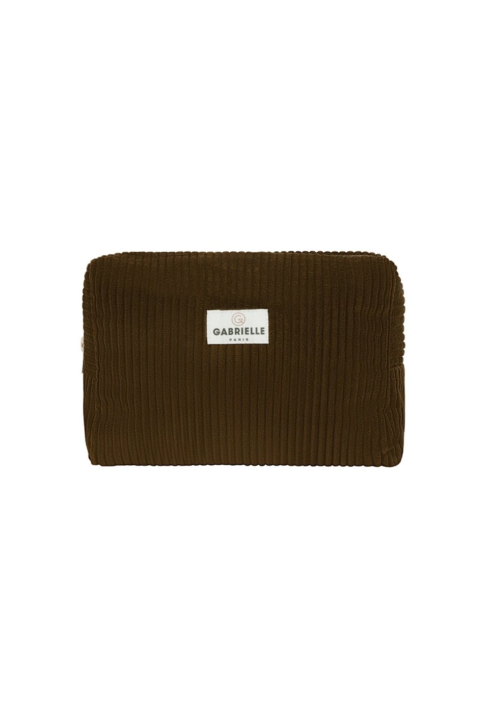 TROUSSE DE TOILETTE  EN VELOURS OLIVE_MARKETPLACE