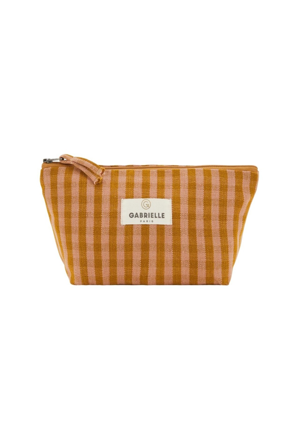 Clay Vichy Cotton Beauty Pouch