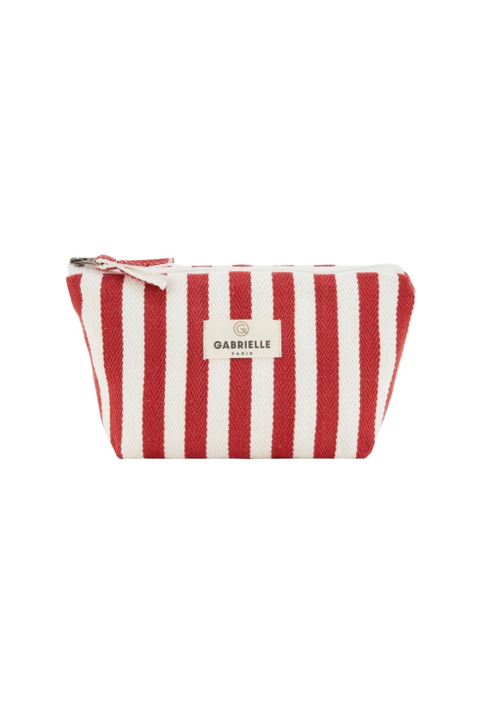 TROUSSE DE BEAUTÉ  EN COTON RAYURES ROUGES_MARKETPLACE