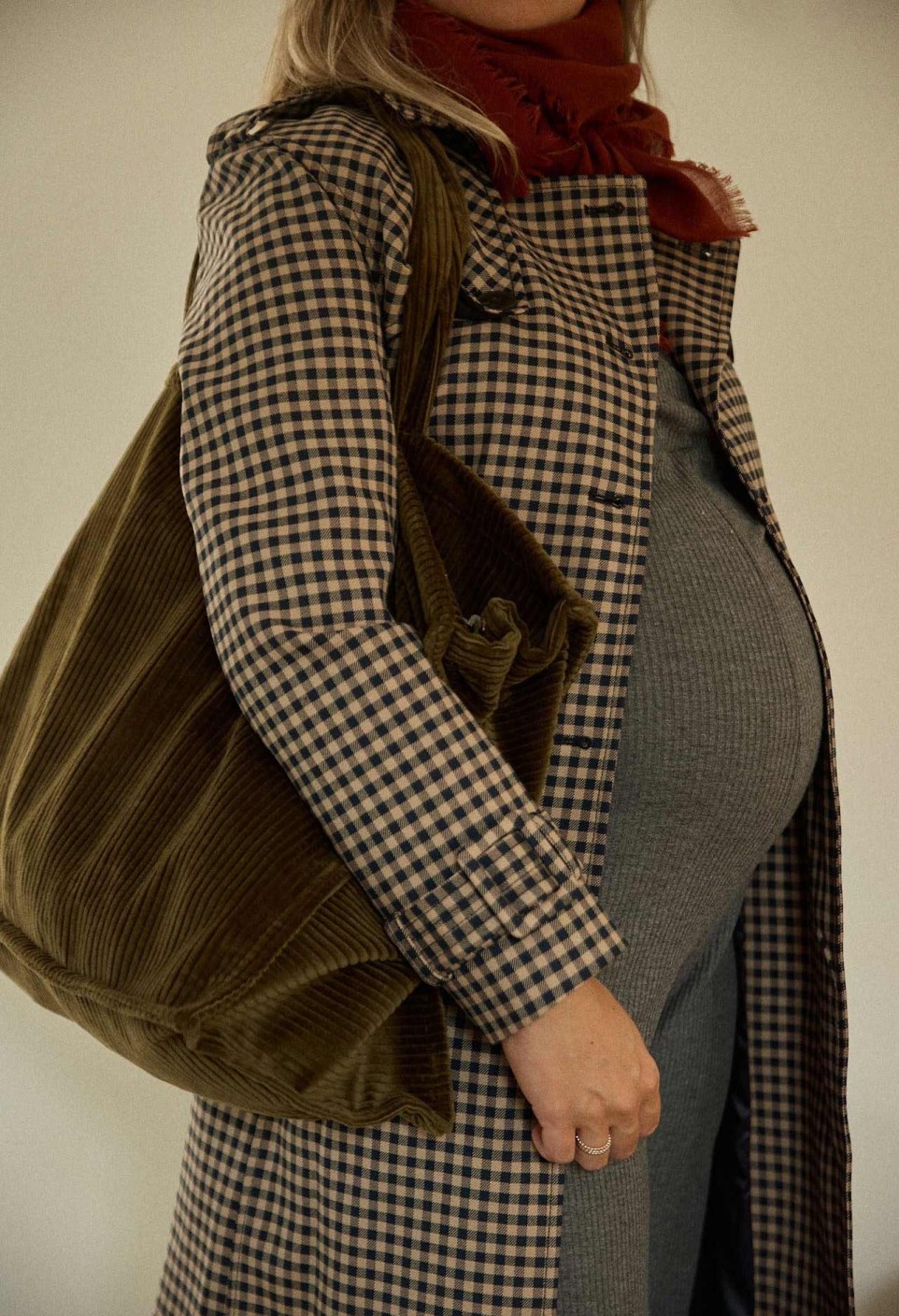 SAC WEEK-END  EN VELOURS OLIVE_MARKETPLACE