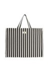 Black Stripes Weekend Bag - Timeless and spacious