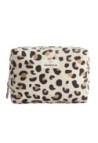 Leopard Cotton Toiletry Bag