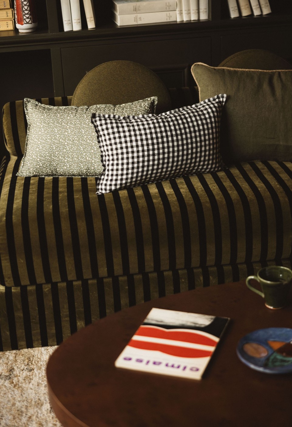 HOUSSE DE COUSSIN TAORMINA  EN LIN VICHY BLACK_MARKETPLACE