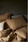 HOUSSE DE COUSSIN TAORMINA  EN LIN VICHY GRÈGE_MARKETPLACE