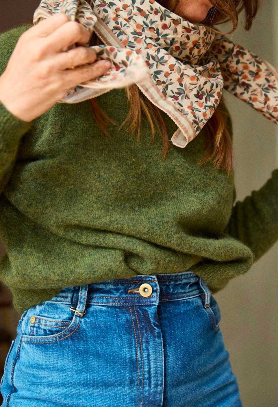 SCARF BLOOM  MIEL_MARKETPLACE