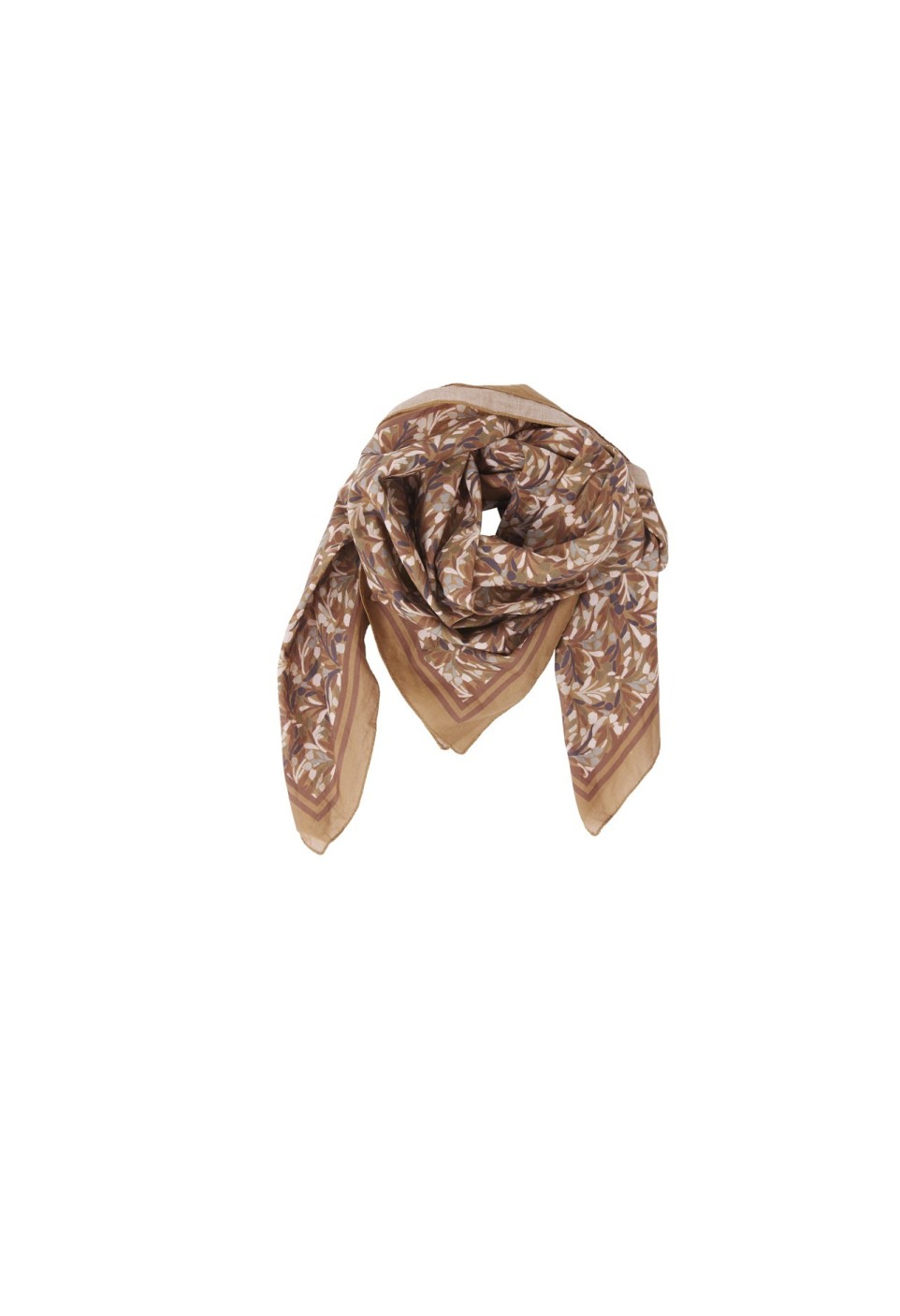 Hazelnut Songe Cotton Scarf