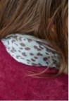 FOULARD EN LAINE  LÉOPARD ACIER_MARKETPLACE