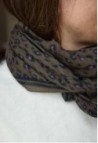 Leopard Forest Wool Scarf