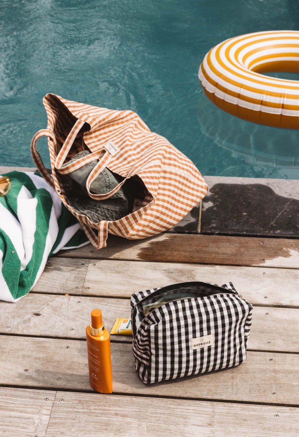 TROUSSE DE TOILETTE  EN COTON VICHY BLACK_MARKETPLACE