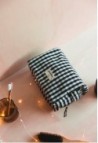Black Vichy Cotton Toiletry Bag