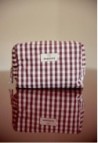 TROUSSE DE TOILETTE  EN COTON VICHY BORDEAUX_MARKETPLACE