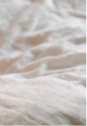 Washed Linen Fitted Sheet Milk