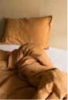 Washed Linen Duvet Cover Tobacco