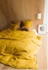 WASHED LINEN DUVET COVER  CURRY_MARKETPLACE