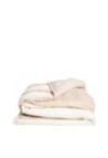 WASHED LINEN DUVET COVER  CAFÉ/MILK
