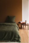 HOUSSE DE COUETTE  EN GAZE DE COTON KAKI_MARKETPLACE