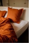 Washed Linen Duvet Cover Caramel