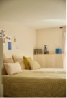 HOUSSE DE COUETTE 1 PERSONNE  EN LIN VICHY CURRY_MARKETPLACE