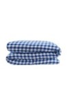 HOUSSE DE COUETTE  EN LIN LAVÉ VICHY XL BLEU_MARKETPLACE