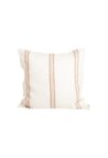 WASHED LINEN PILLOWCASE  CAFÉ/MILK