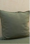 TAIE D'OREILLER  EN GAZE DE COTON KAKI_MARKETPLACE