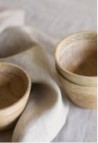 Natural washed linen tablecloth - 100% linen