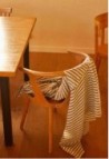 NAPPE EN LIN LAVÉ  BLACK/MILK LARGES RAYURES_MARKETPLACE